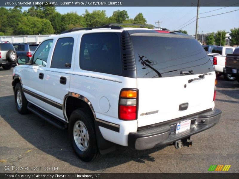 Summit White / Gray/Dark Charcoal 2006 Chevrolet Tahoe LS 4WD