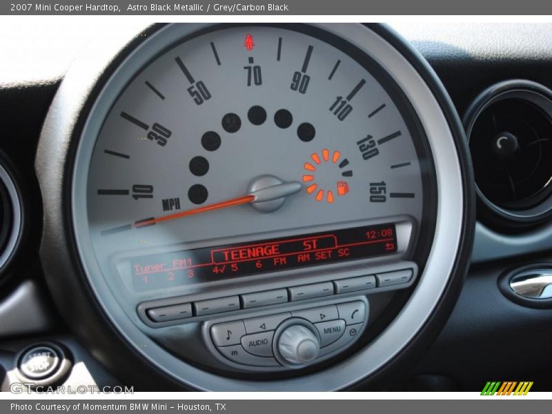Astro Black Metallic / Grey/Carbon Black 2007 Mini Cooper Hardtop