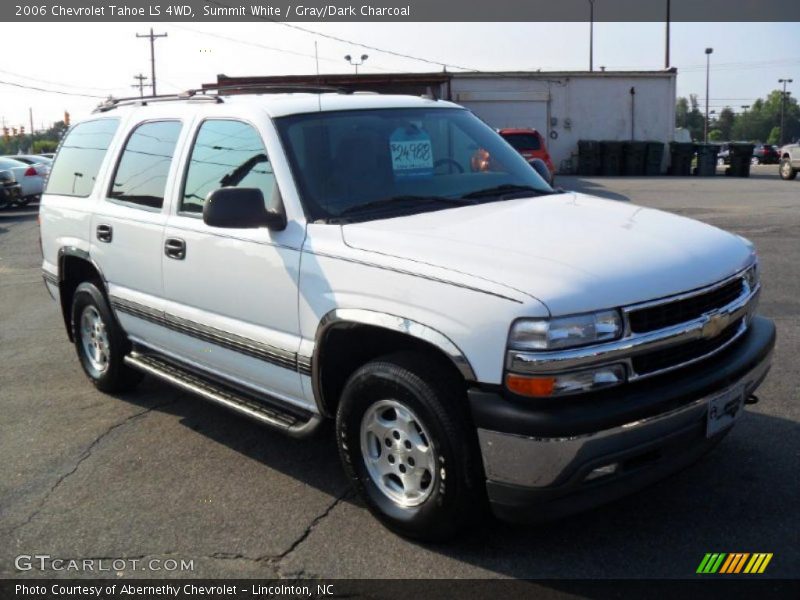 Summit White / Gray/Dark Charcoal 2006 Chevrolet Tahoe LS 4WD