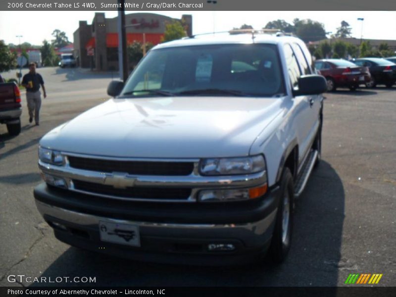 Summit White / Gray/Dark Charcoal 2006 Chevrolet Tahoe LS 4WD