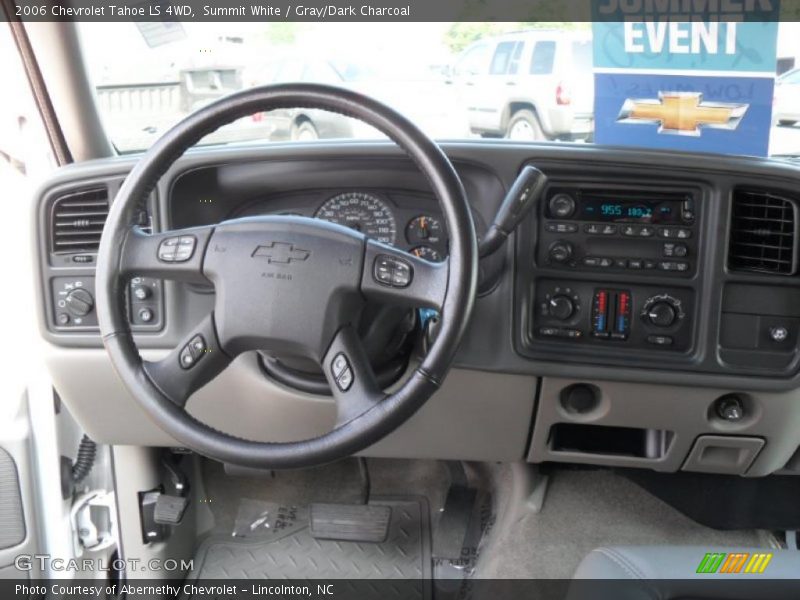 Summit White / Gray/Dark Charcoal 2006 Chevrolet Tahoe LS 4WD