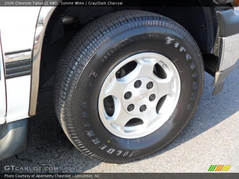 Summit White / Gray/Dark Charcoal 2006 Chevrolet Tahoe LS 4WD