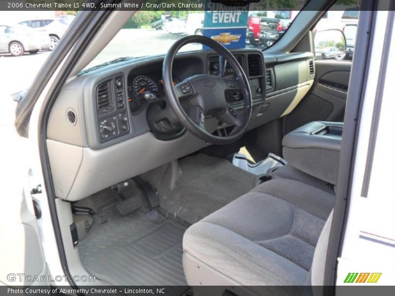 Summit White / Gray/Dark Charcoal 2006 Chevrolet Tahoe LS 4WD