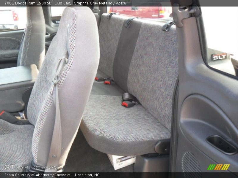 Graphite Gray Metallic / Agate 2001 Dodge Ram 1500 SLT Club Cab