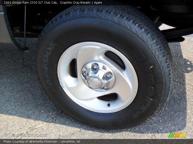 Graphite Gray Metallic / Agate 2001 Dodge Ram 1500 SLT Club Cab