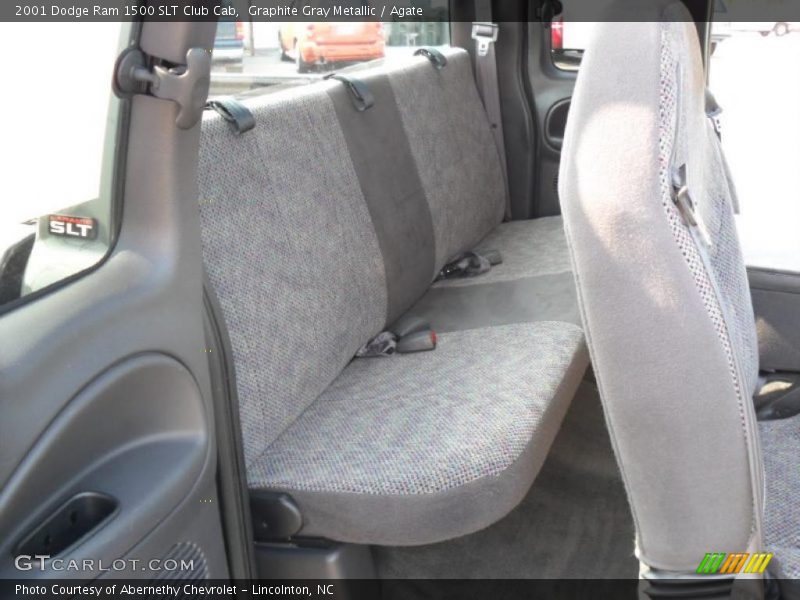 Graphite Gray Metallic / Agate 2001 Dodge Ram 1500 SLT Club Cab