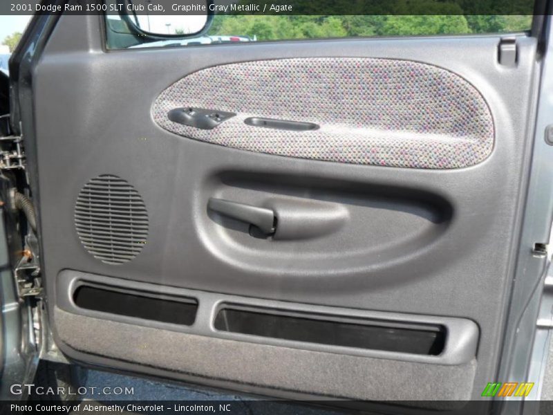 Graphite Gray Metallic / Agate 2001 Dodge Ram 1500 SLT Club Cab