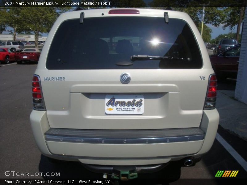 Light Sage Metallic / Pebble 2007 Mercury Mariner Luxury