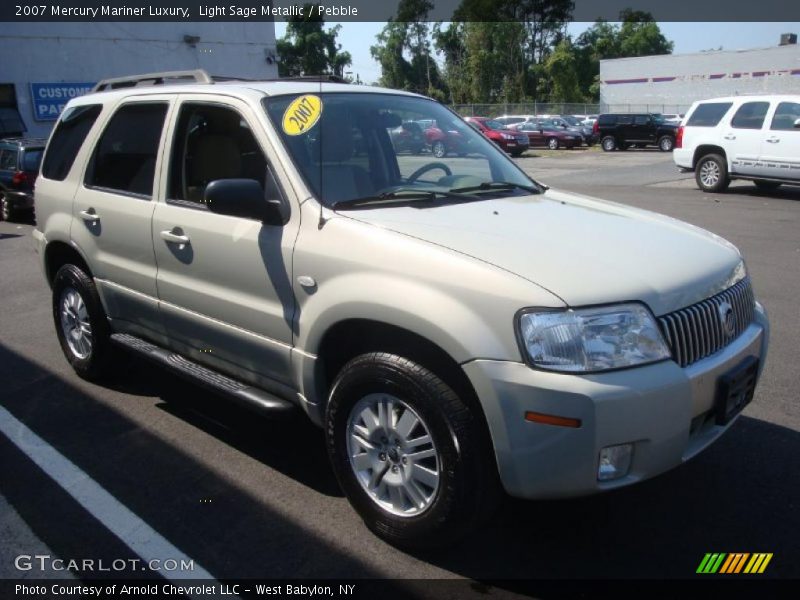 Light Sage Metallic / Pebble 2007 Mercury Mariner Luxury