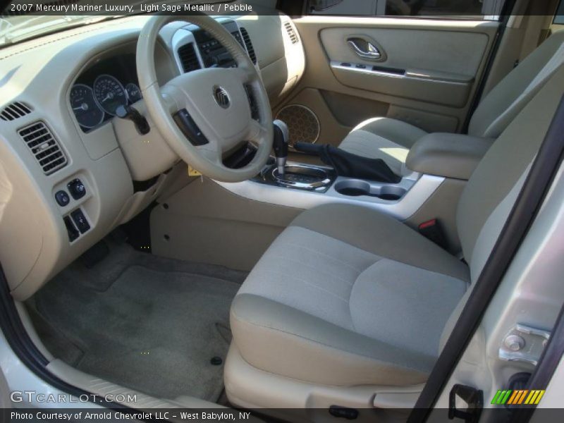 Light Sage Metallic / Pebble 2007 Mercury Mariner Luxury