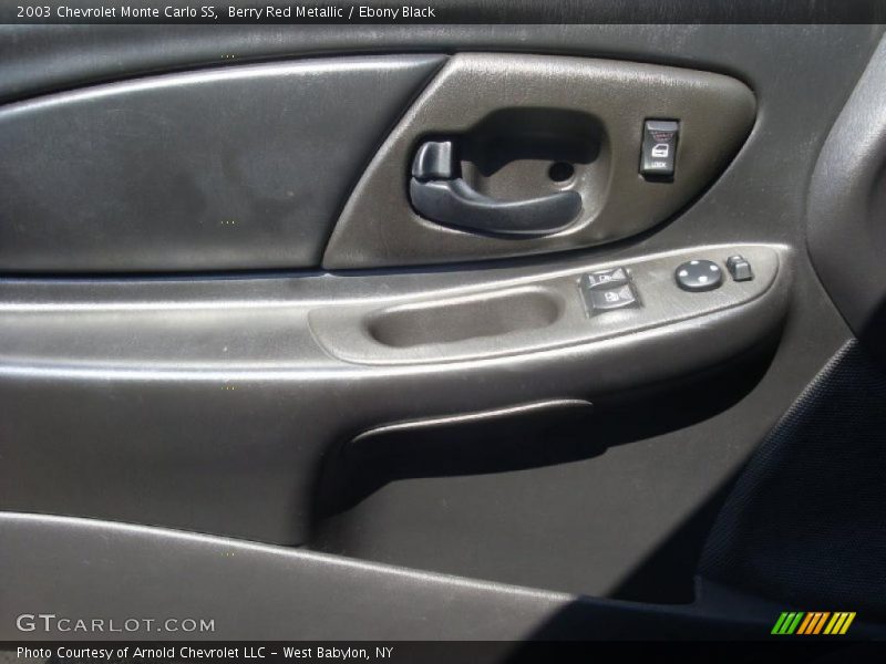 Berry Red Metallic / Ebony Black 2003 Chevrolet Monte Carlo SS
