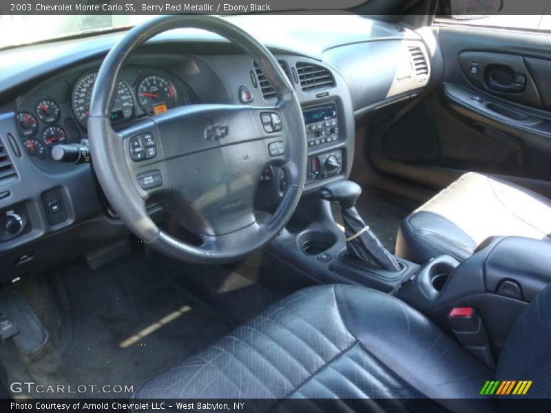 Berry Red Metallic / Ebony Black 2003 Chevrolet Monte Carlo SS