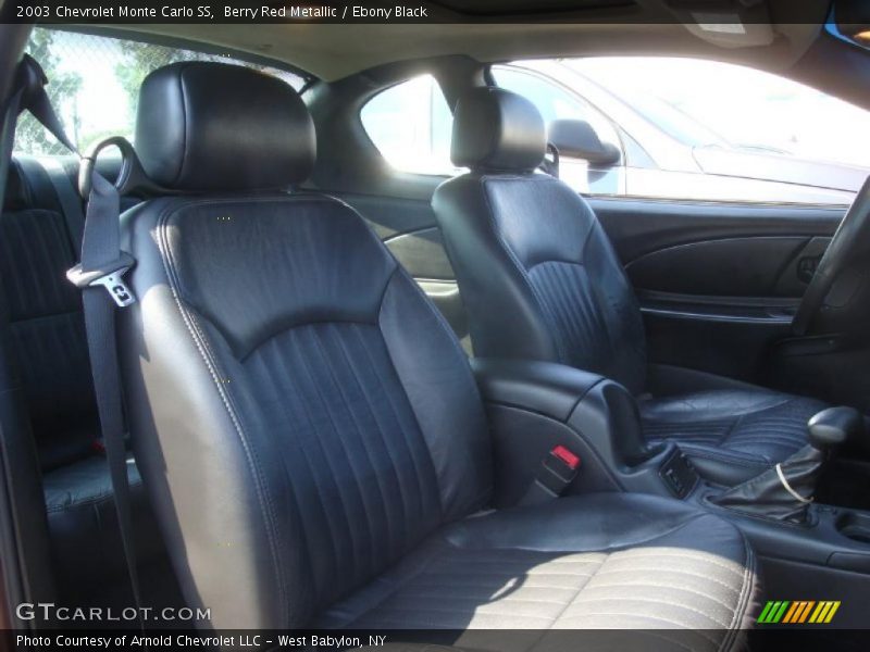 Berry Red Metallic / Ebony Black 2003 Chevrolet Monte Carlo SS