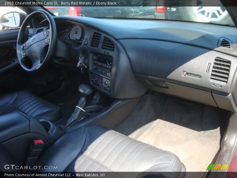 Berry Red Metallic / Ebony Black 2003 Chevrolet Monte Carlo SS