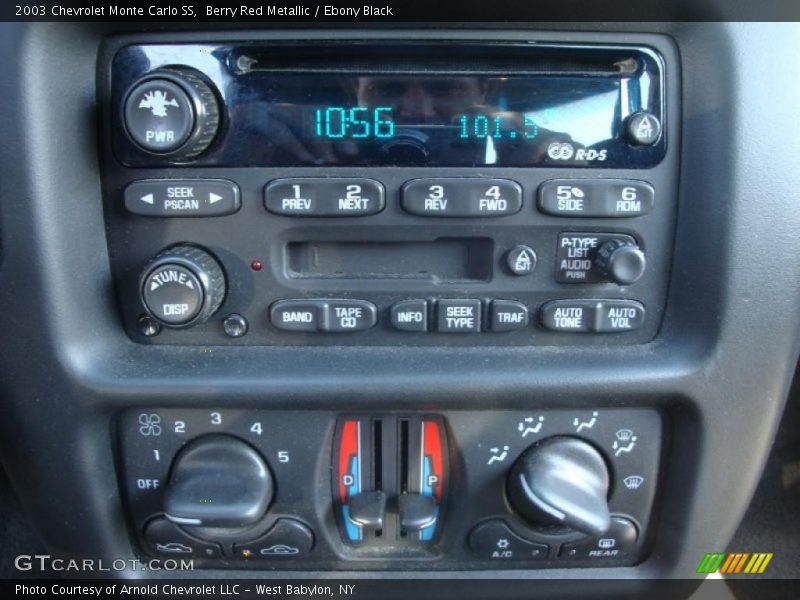 Berry Red Metallic / Ebony Black 2003 Chevrolet Monte Carlo SS
