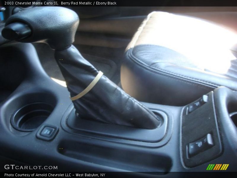 Berry Red Metallic / Ebony Black 2003 Chevrolet Monte Carlo SS