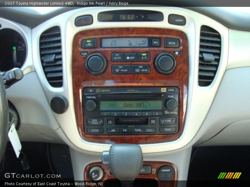Indigo Ink Pearl / Ivory Beige 2007 Toyota Highlander Limited 4WD