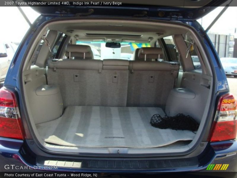 Indigo Ink Pearl / Ivory Beige 2007 Toyota Highlander Limited 4WD