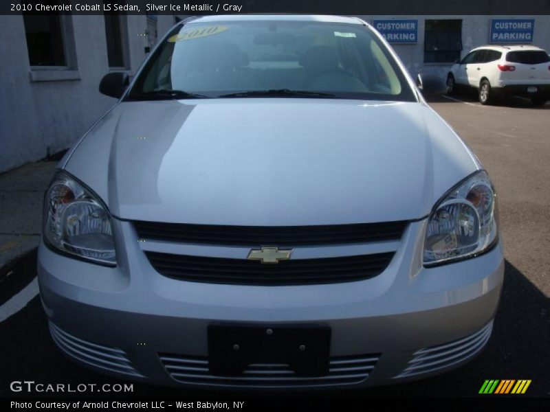 Silver Ice Metallic / Gray 2010 Chevrolet Cobalt LS Sedan