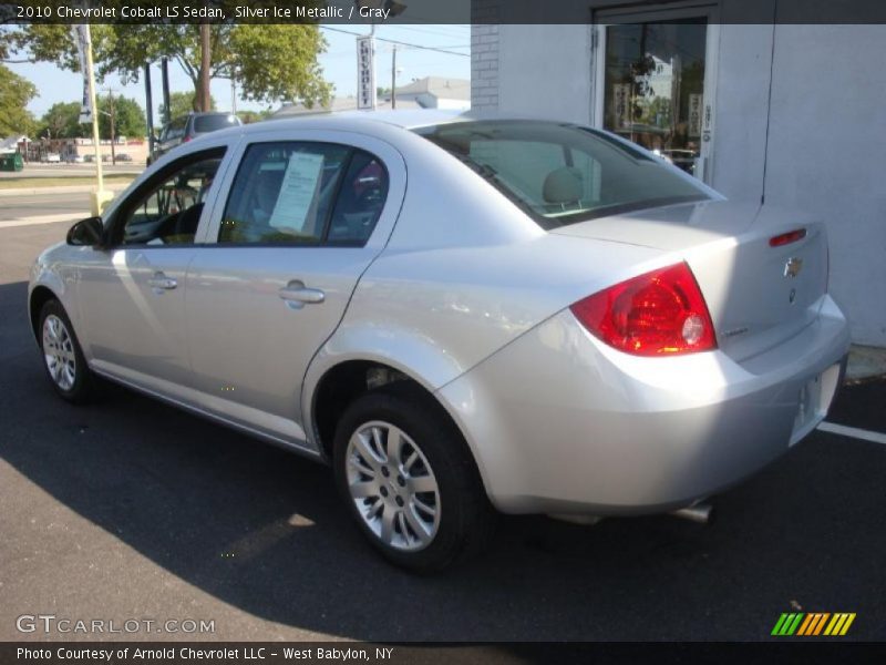 Silver Ice Metallic / Gray 2010 Chevrolet Cobalt LS Sedan