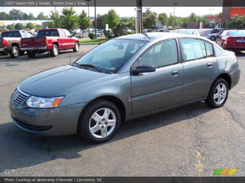 Storm Gray / Gray 2007 Saturn ION 2 Sedan