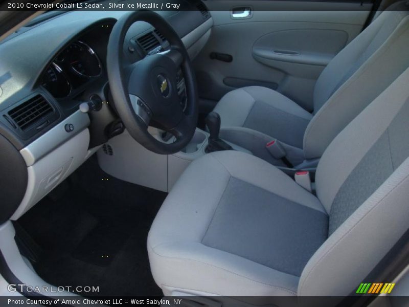 Silver Ice Metallic / Gray 2010 Chevrolet Cobalt LS Sedan