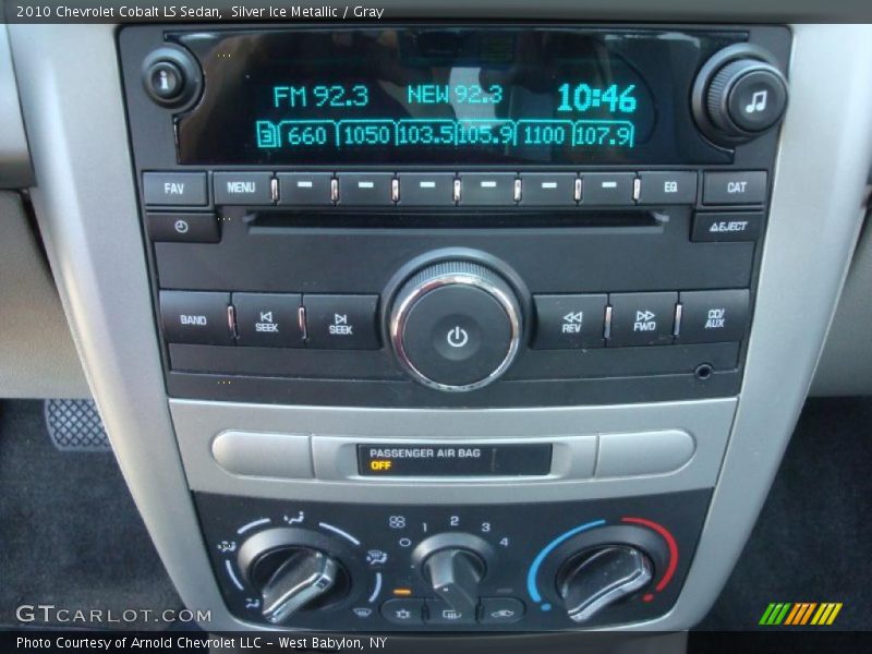 Silver Ice Metallic / Gray 2010 Chevrolet Cobalt LS Sedan