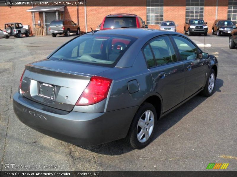 Storm Gray / Gray 2007 Saturn ION 2 Sedan