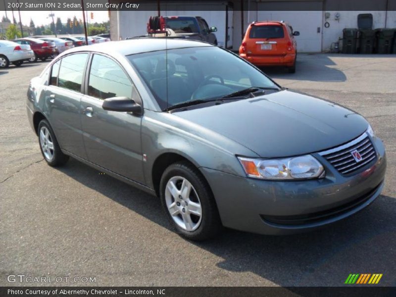 Storm Gray / Gray 2007 Saturn ION 2 Sedan