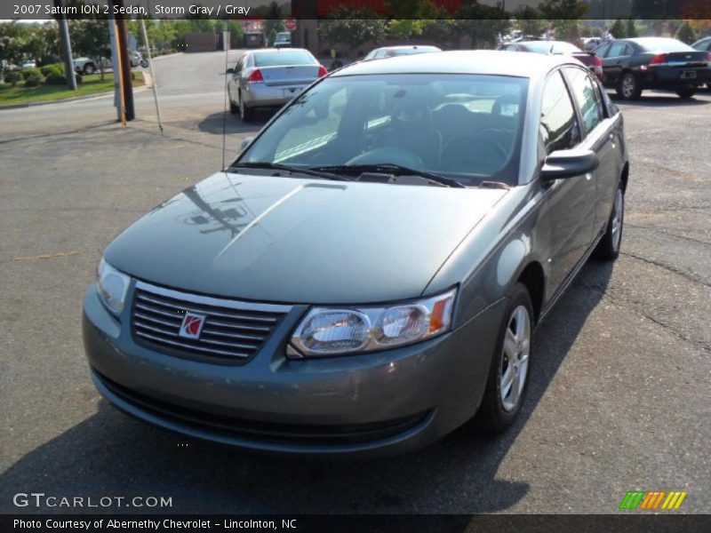 Storm Gray / Gray 2007 Saturn ION 2 Sedan