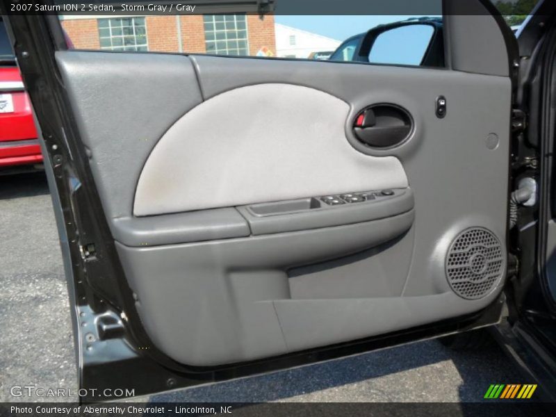 Storm Gray / Gray 2007 Saturn ION 2 Sedan