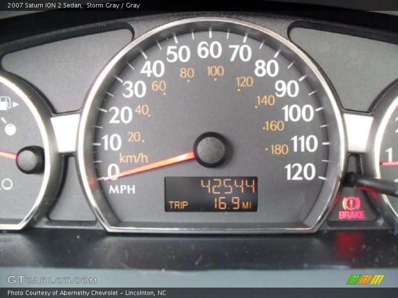 Storm Gray / Gray 2007 Saturn ION 2 Sedan