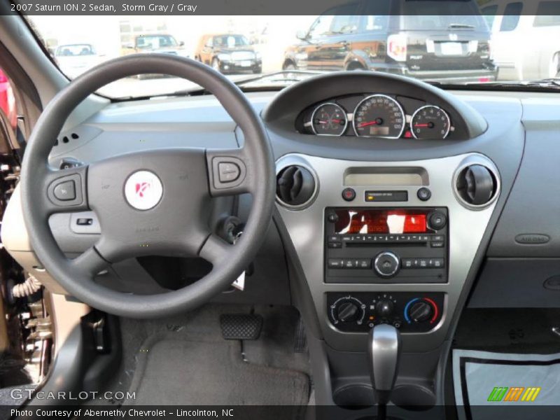 Storm Gray / Gray 2007 Saturn ION 2 Sedan