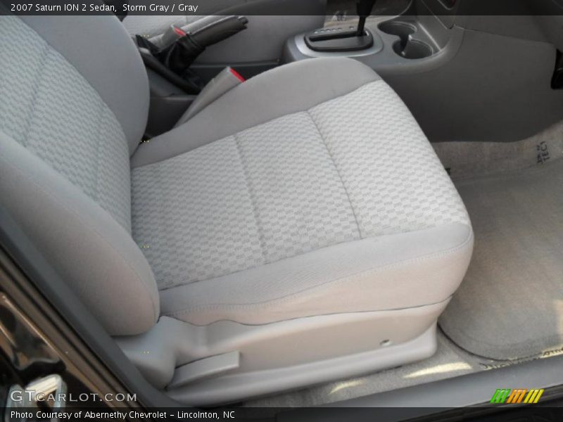Storm Gray / Gray 2007 Saturn ION 2 Sedan