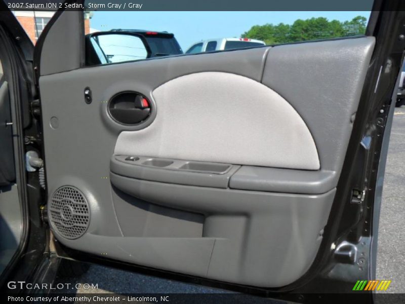 Storm Gray / Gray 2007 Saturn ION 2 Sedan