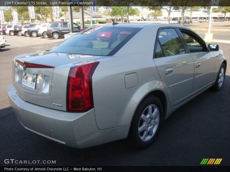 Light Platinum / Cashmere 2007 Cadillac CTS Sedan