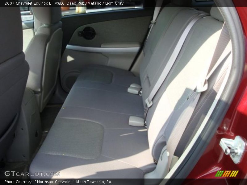 Deep Ruby Metallic / Light Gray 2007 Chevrolet Equinox LT AWD