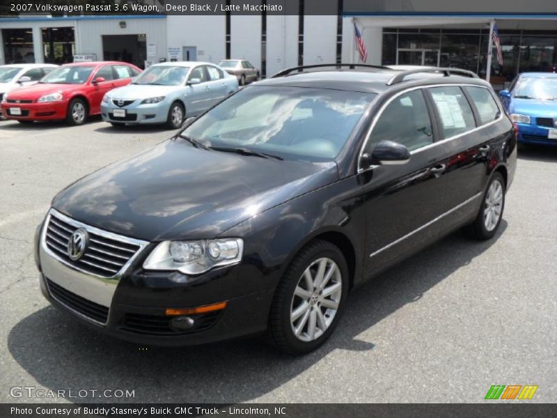 Deep Black / Latte Macchiato 2007 Volkswagen Passat 3.6 Wagon