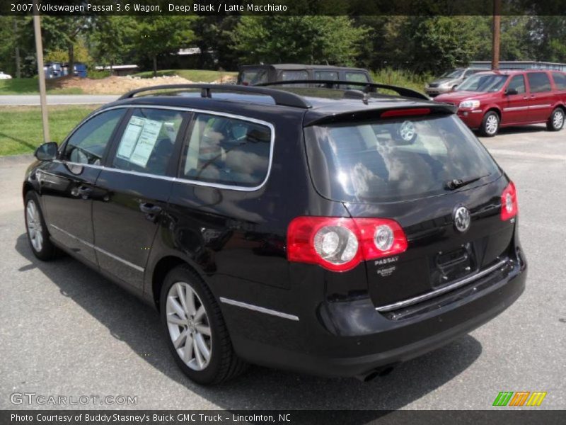 Deep Black / Latte Macchiato 2007 Volkswagen Passat 3.6 Wagon