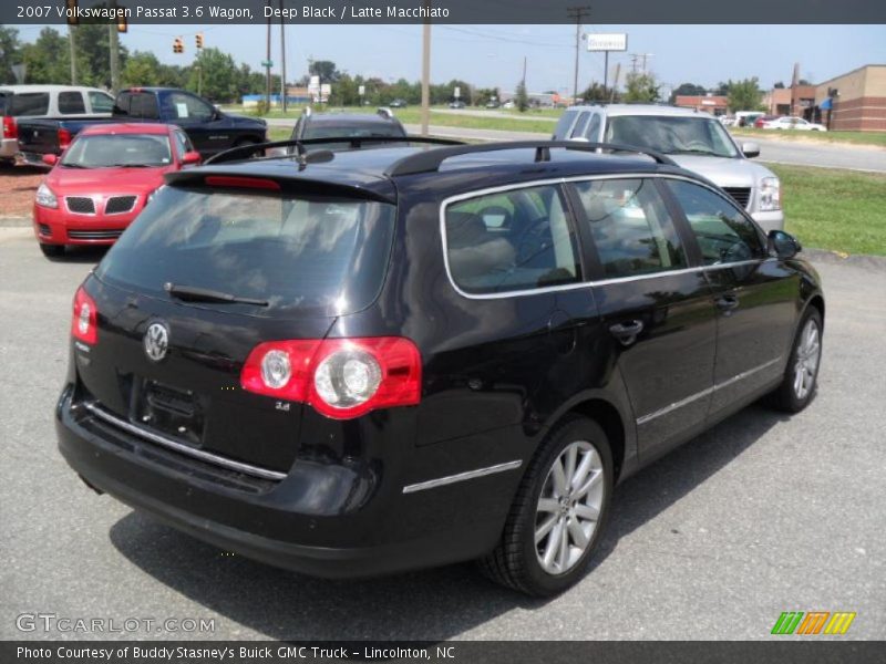 Deep Black / Latte Macchiato 2007 Volkswagen Passat 3.6 Wagon