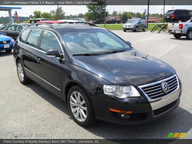 Deep Black / Latte Macchiato 2007 Volkswagen Passat 3.6 Wagon