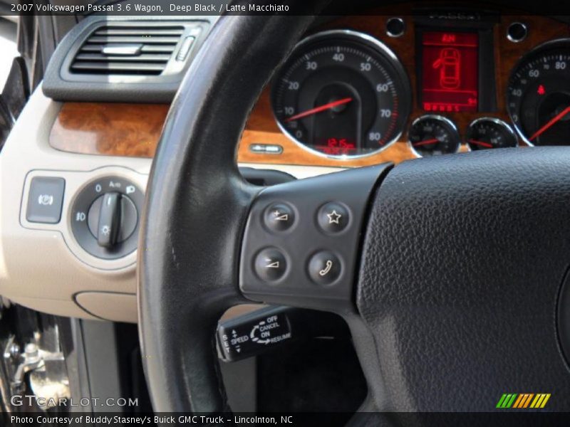 Deep Black / Latte Macchiato 2007 Volkswagen Passat 3.6 Wagon