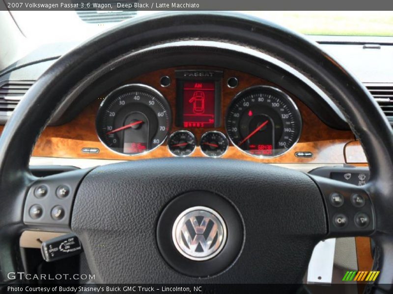 Deep Black / Latte Macchiato 2007 Volkswagen Passat 3.6 Wagon