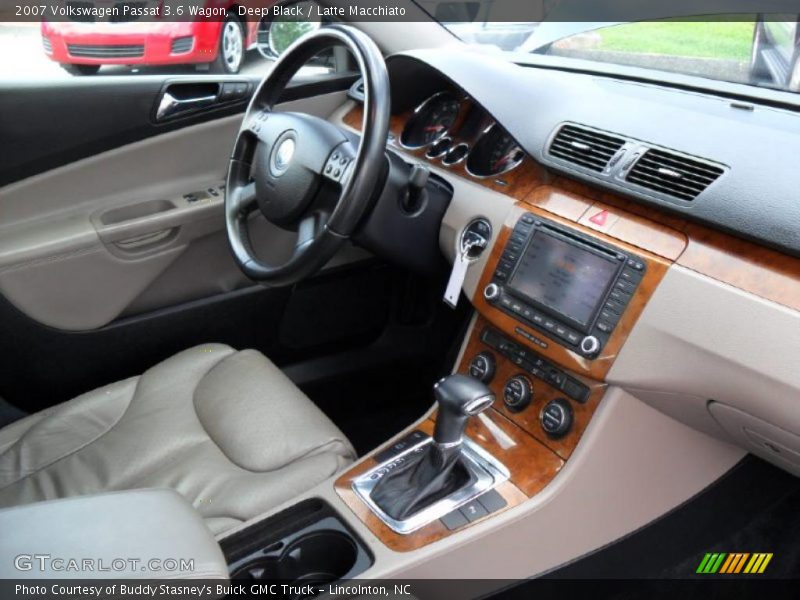 Deep Black / Latte Macchiato 2007 Volkswagen Passat 3.6 Wagon