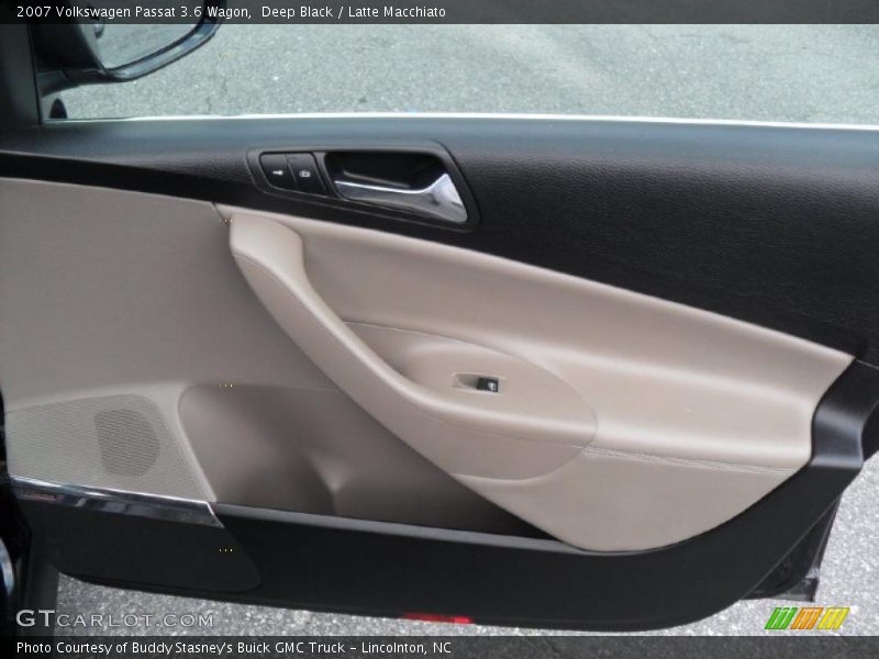 Deep Black / Latte Macchiato 2007 Volkswagen Passat 3.6 Wagon