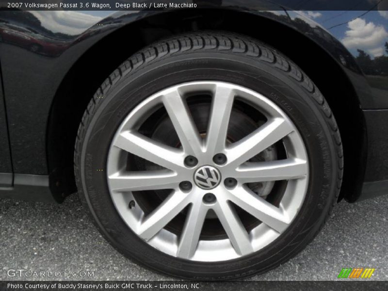 Deep Black / Latte Macchiato 2007 Volkswagen Passat 3.6 Wagon