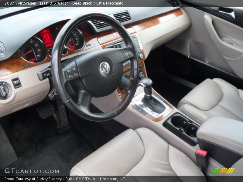 Deep Black / Latte Macchiato 2007 Volkswagen Passat 3.6 Wagon