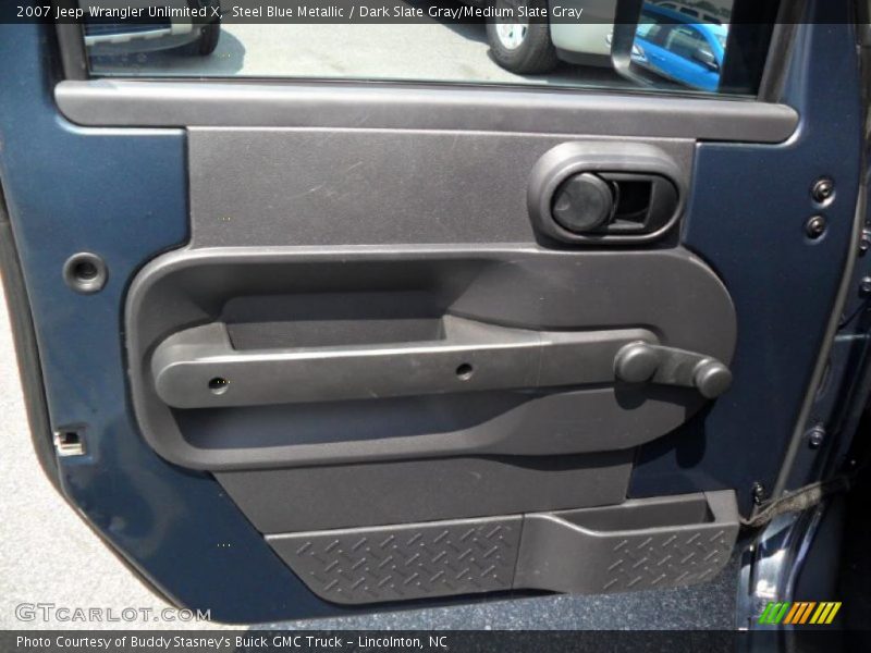 Steel Blue Metallic / Dark Slate Gray/Medium Slate Gray 2007 Jeep Wrangler Unlimited X