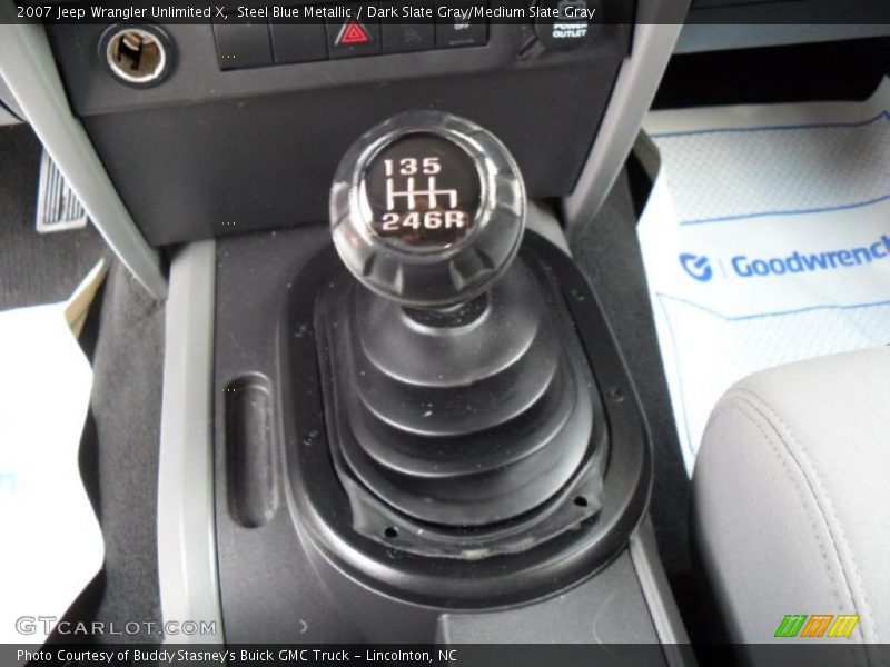 Steel Blue Metallic / Dark Slate Gray/Medium Slate Gray 2007 Jeep Wrangler Unlimited X