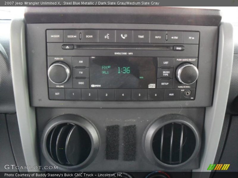 Steel Blue Metallic / Dark Slate Gray/Medium Slate Gray 2007 Jeep Wrangler Unlimited X